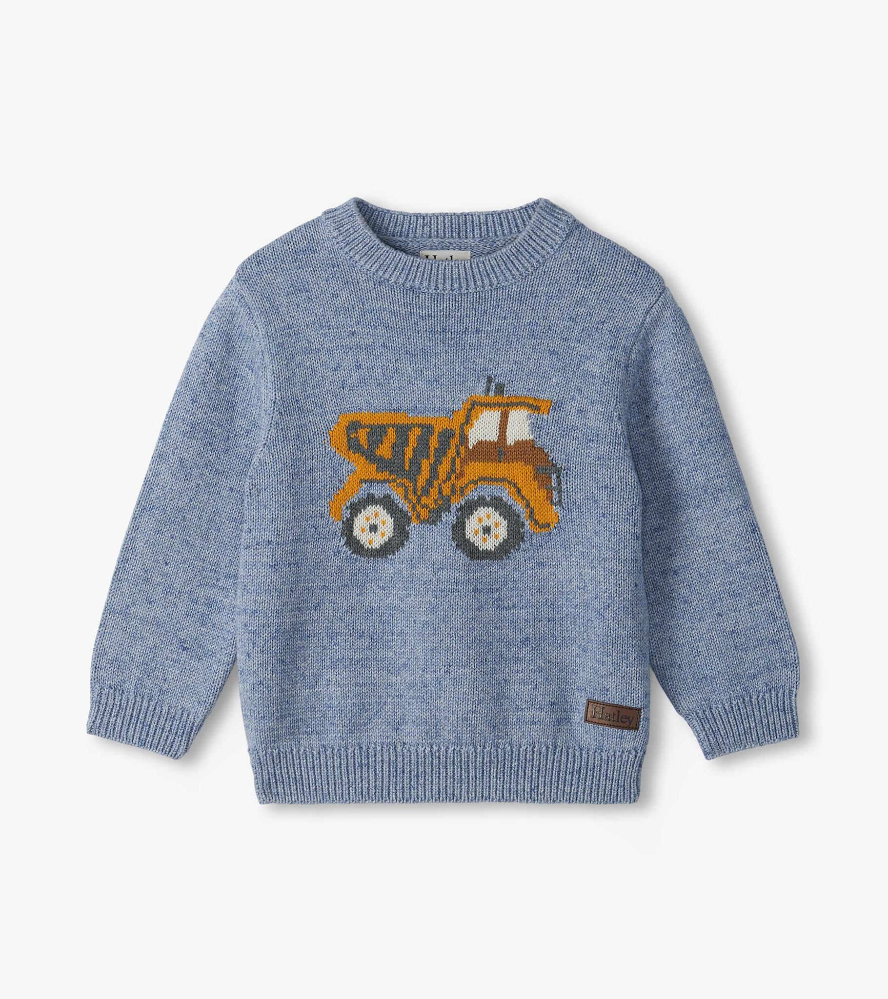 Hatley Hatley Dump Truck Crew Neck Sweater