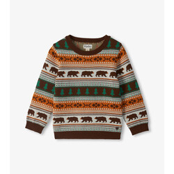 Hatley Hatley Forest Bear Crew Neck Sweater