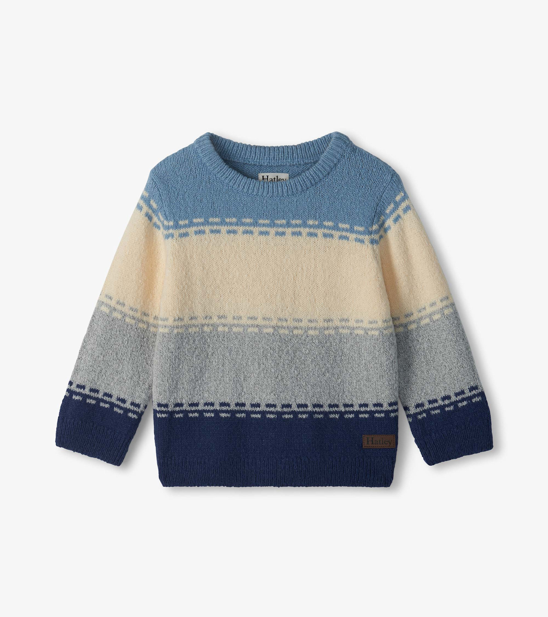 Hatley Hatley Color Block Crew Neck Sweater