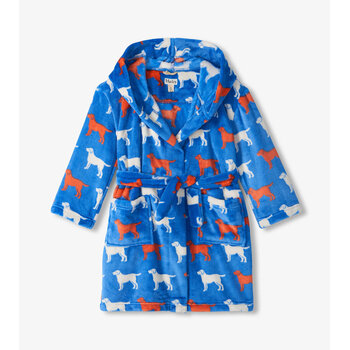Hatley Hatley Dog Silhouettes Fuzzy Fleece Robe