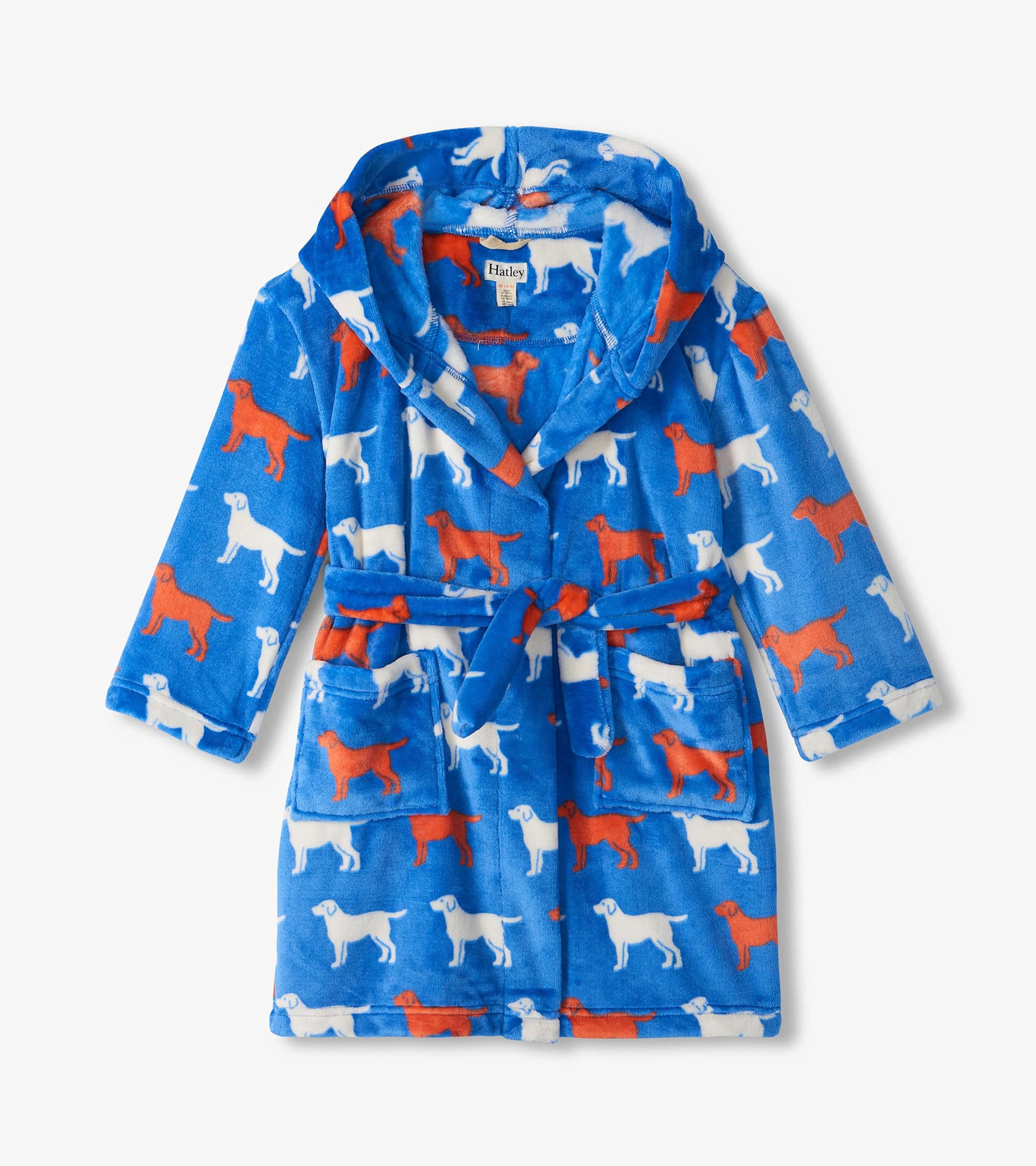 Hatley Hatley Dog Silhouettes Fuzzy Fleece Robe