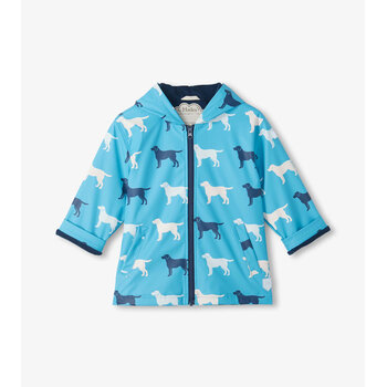 Hatley Hatley Dog Silhouette Color Change Rain Coat