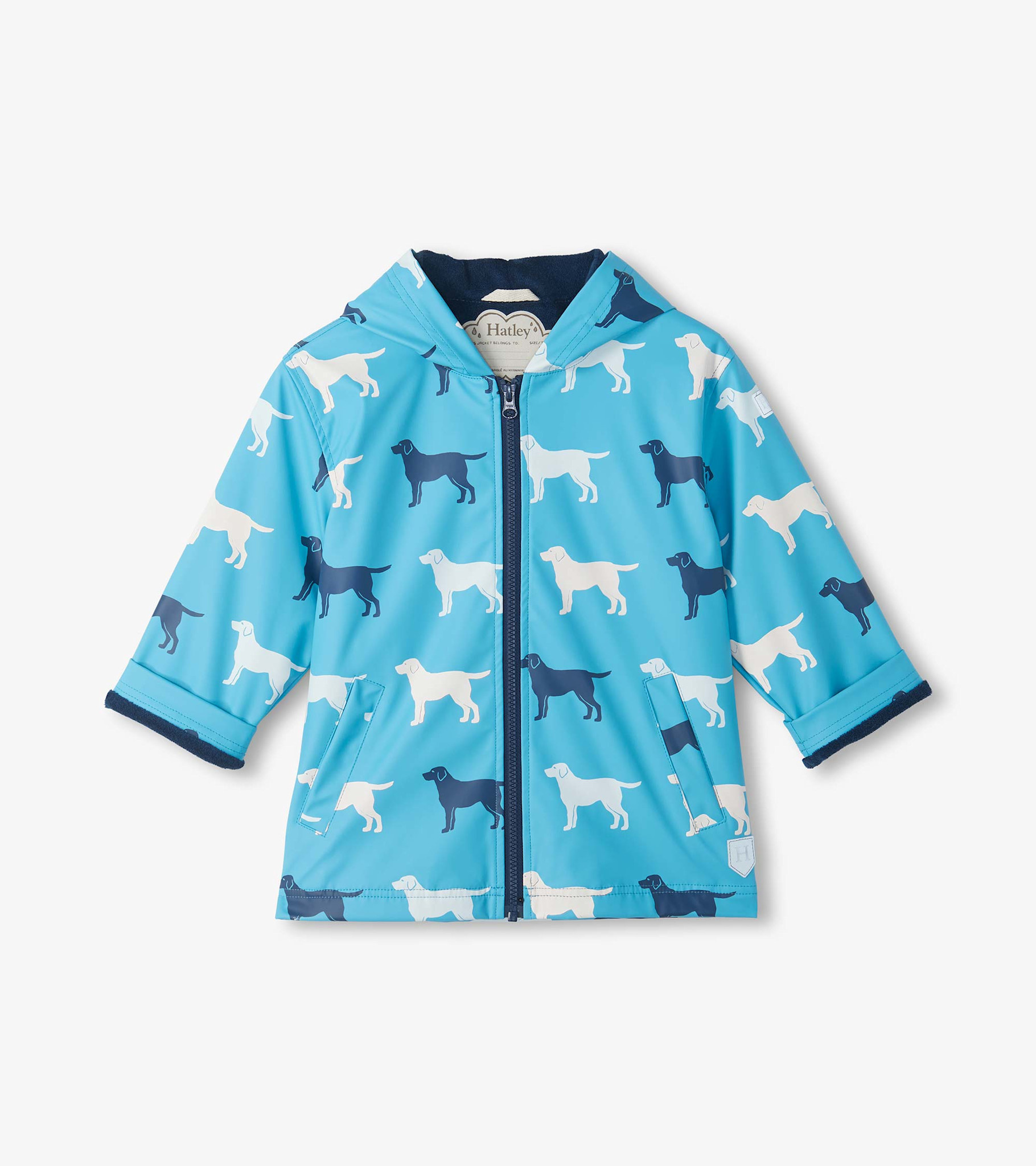Hatley Hatley Dog Silhouette Color Change Rain Coat