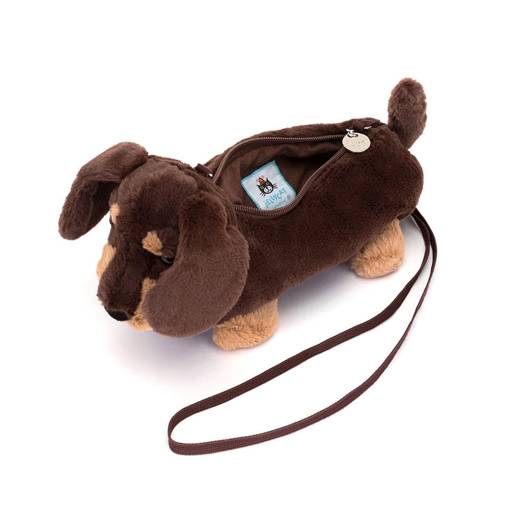 JellyCat Jellycat Otto Sausage Dog Shoulder Bag