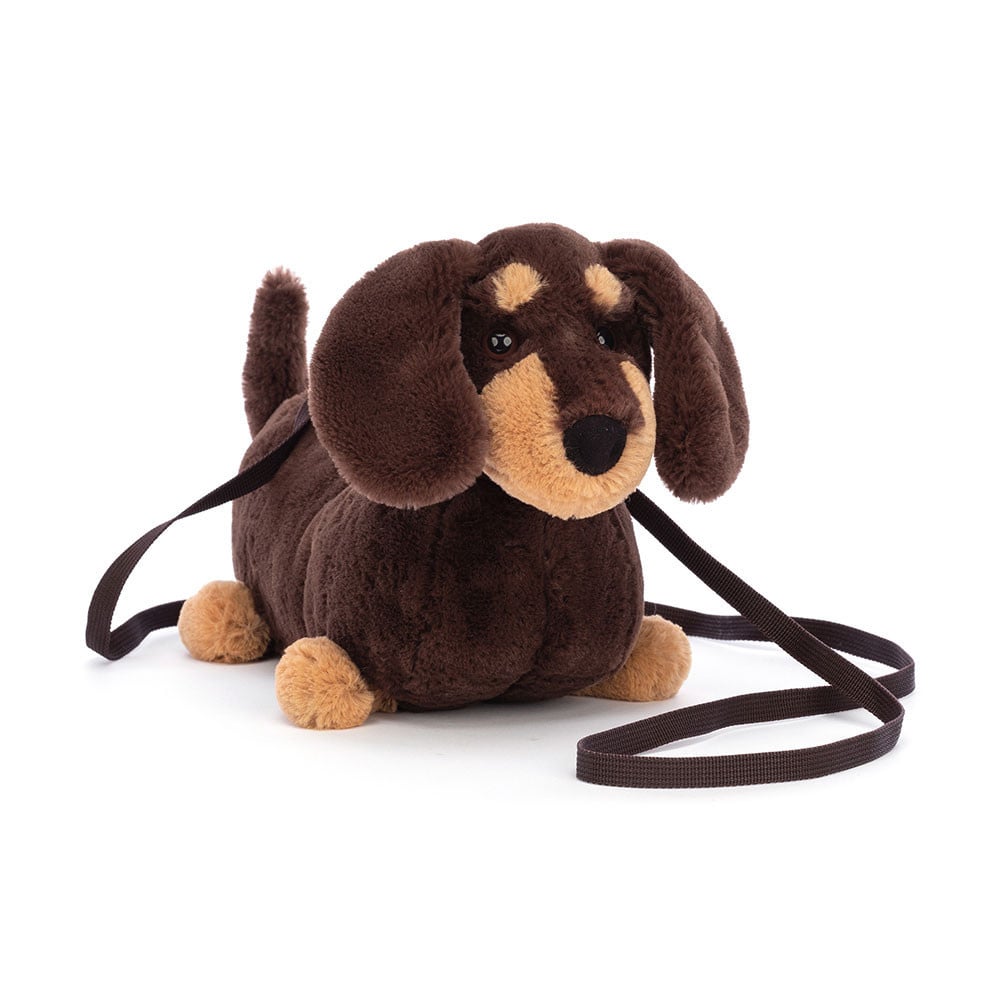 JellyCat Jellycat Otto Sausage Dog Shoulder Bag