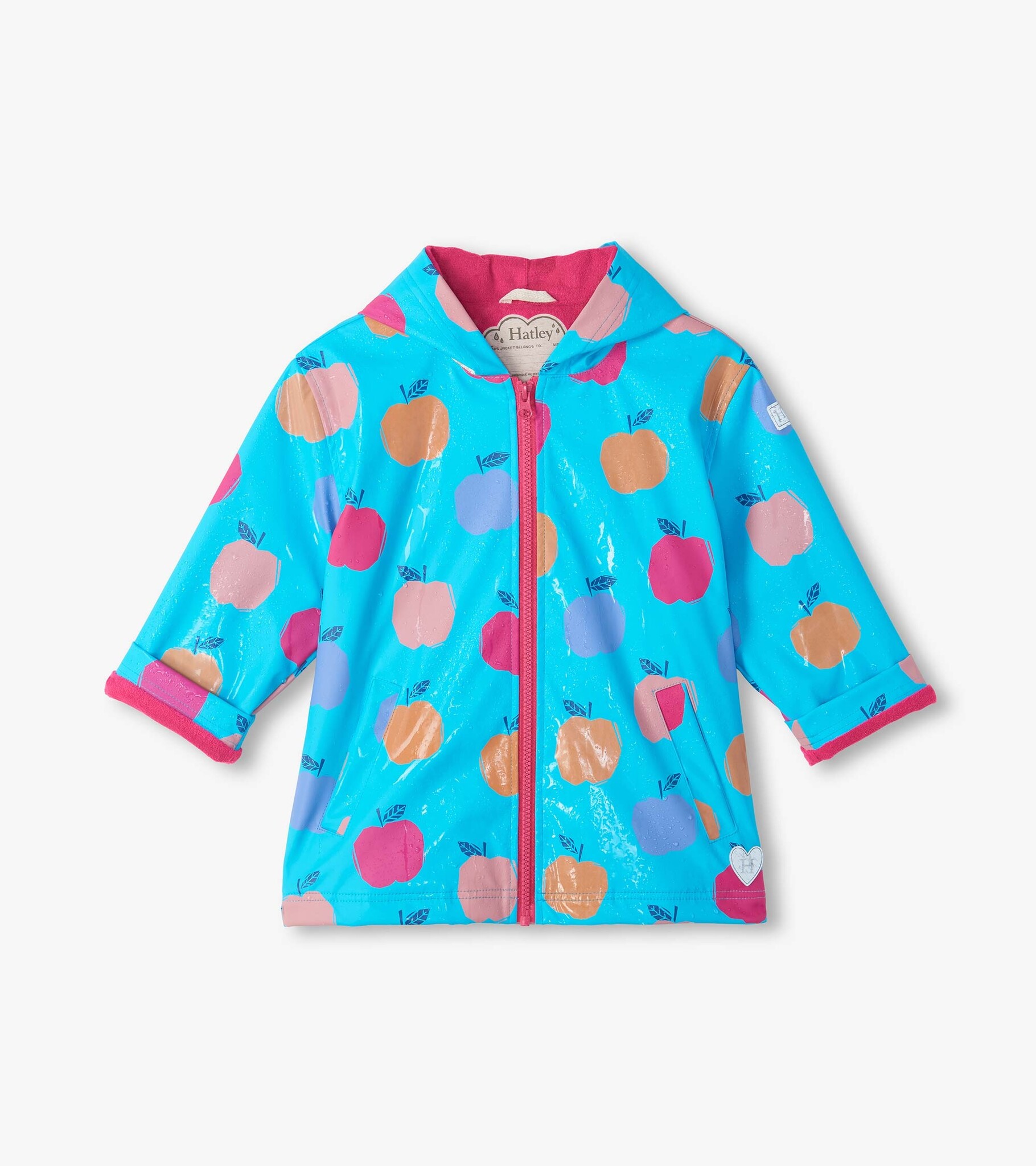 Hatley Hatley Apple Orchard Color Change Rain Coat
