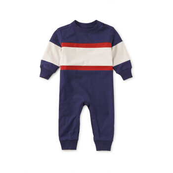 Tea Collection Tea Colorblock Rugby Baby Romper