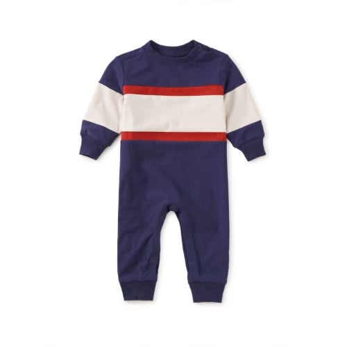 Tea Collection Tea Colorblock Rugby Baby Romper
