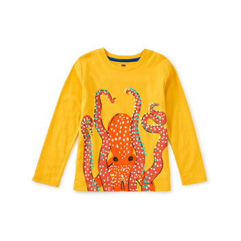 Tea Collection Tea Octopus Ink Double Sided Tee