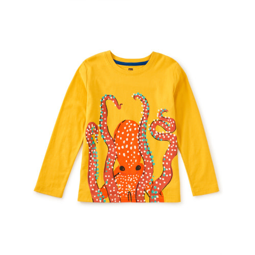 Tea Collection Tea Octopus Ink Double Sided Tee
