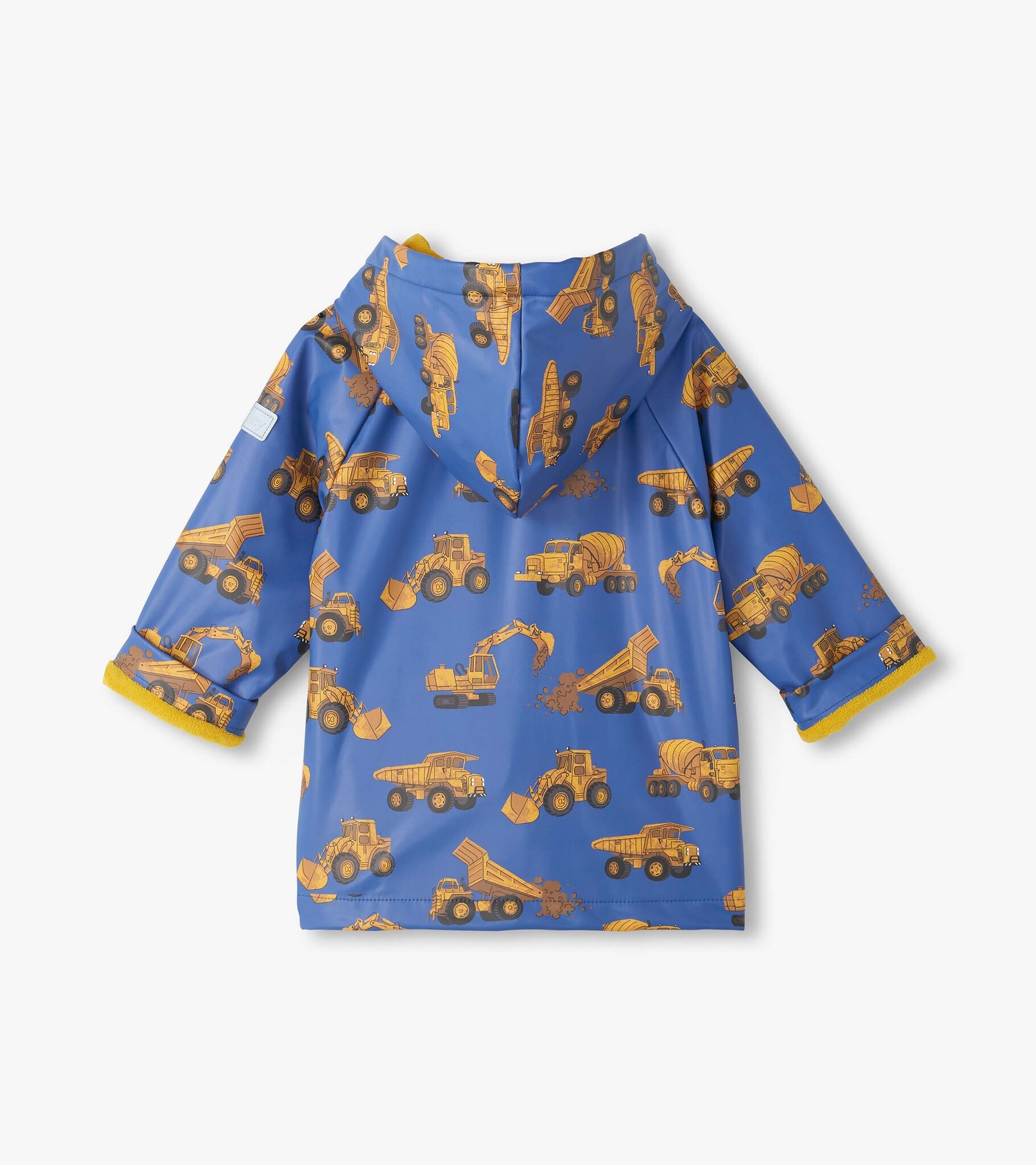Hatley Hatley Construction Trucks Snap Rain Jacket