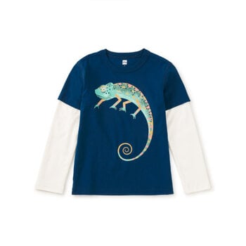 Tea Collection Tea Cool Chameleon Layered Tee