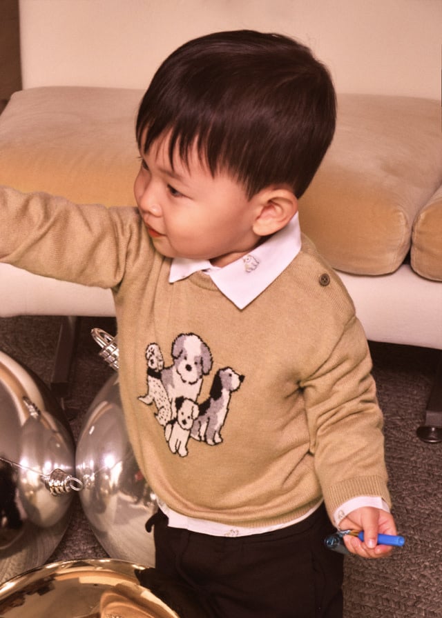 Mayoral Mayoral Puppy Sweater