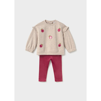 Mayoral Mayoral Velvet Leggings Set