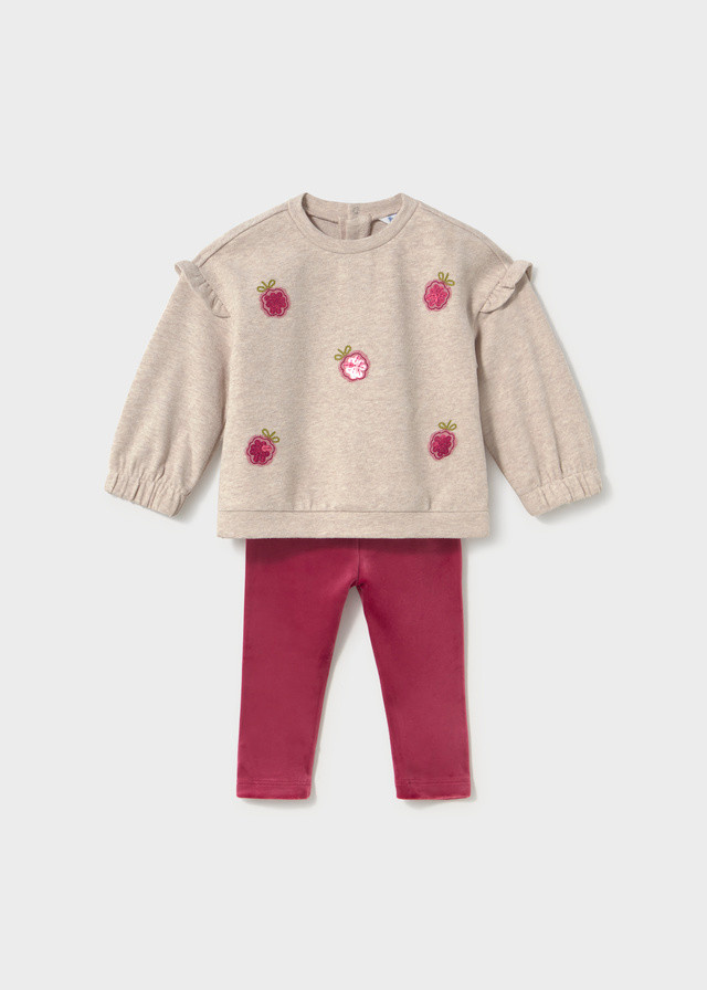 Mayoral Mayoral Velvet Leggings Set