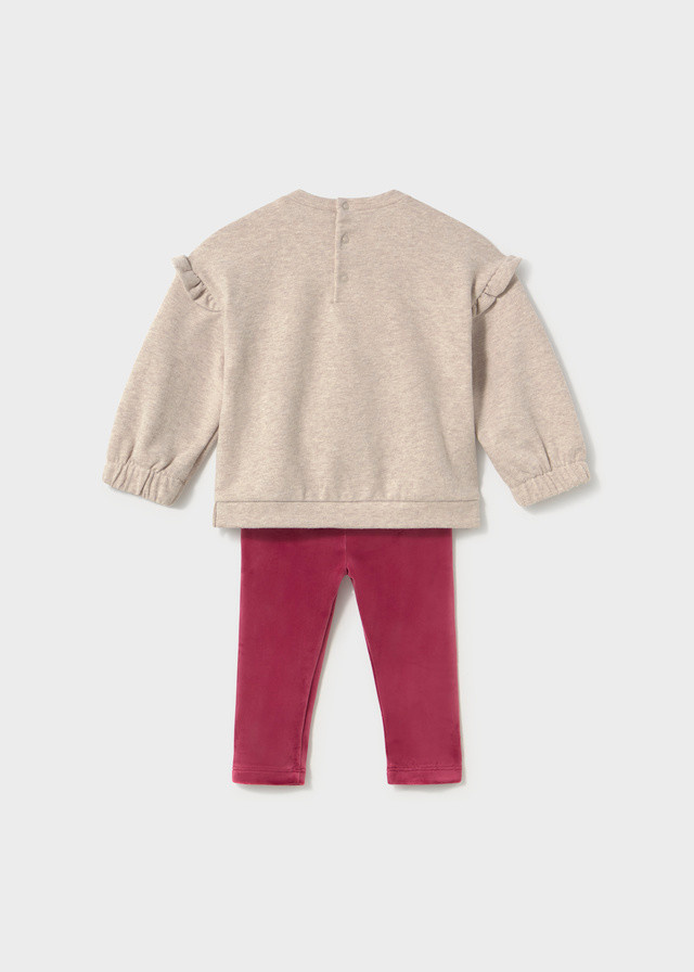 Mayoral Mayoral Velvet Leggings Set