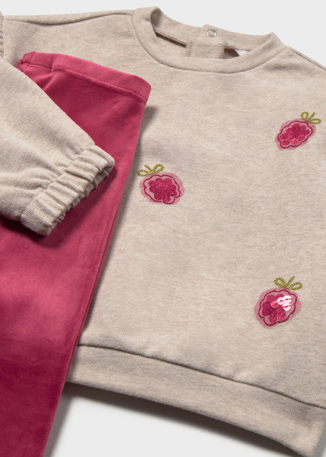 Mayoral Mayoral Velvet Leggings Set