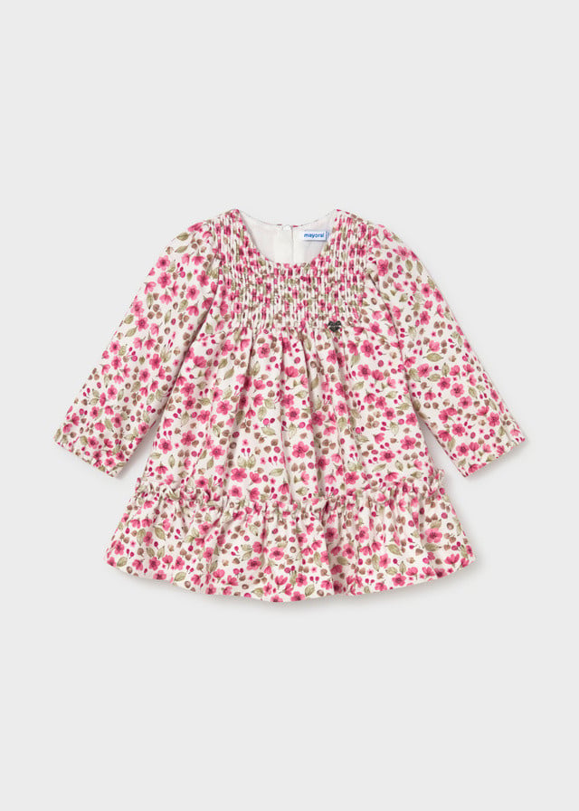 Mayoral Mayoral Floral Velvet Dress
