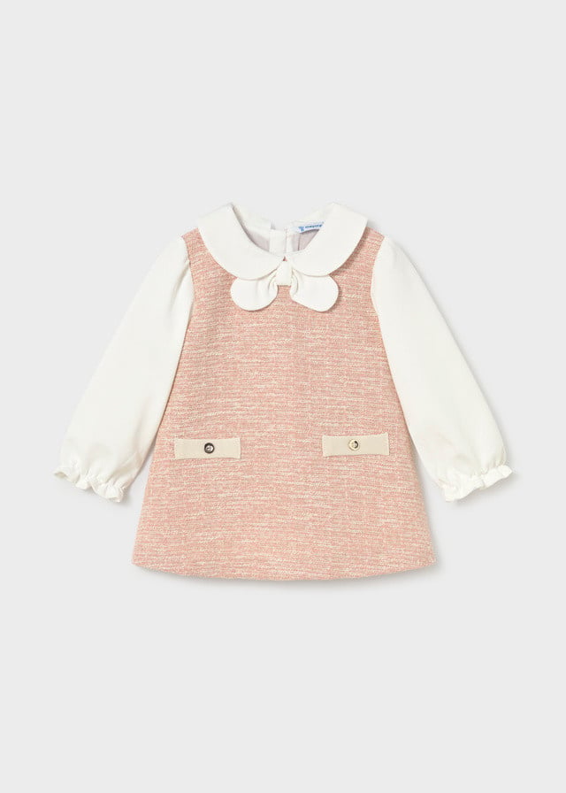 Mayoral Mayoral Tweed Collared Dress