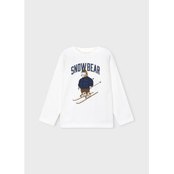 Mayoral Mayoral Snowbear Long Sleeve Tee
