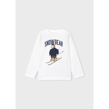 Mayoral Mayoral Snowbear Long Sleeve Tee