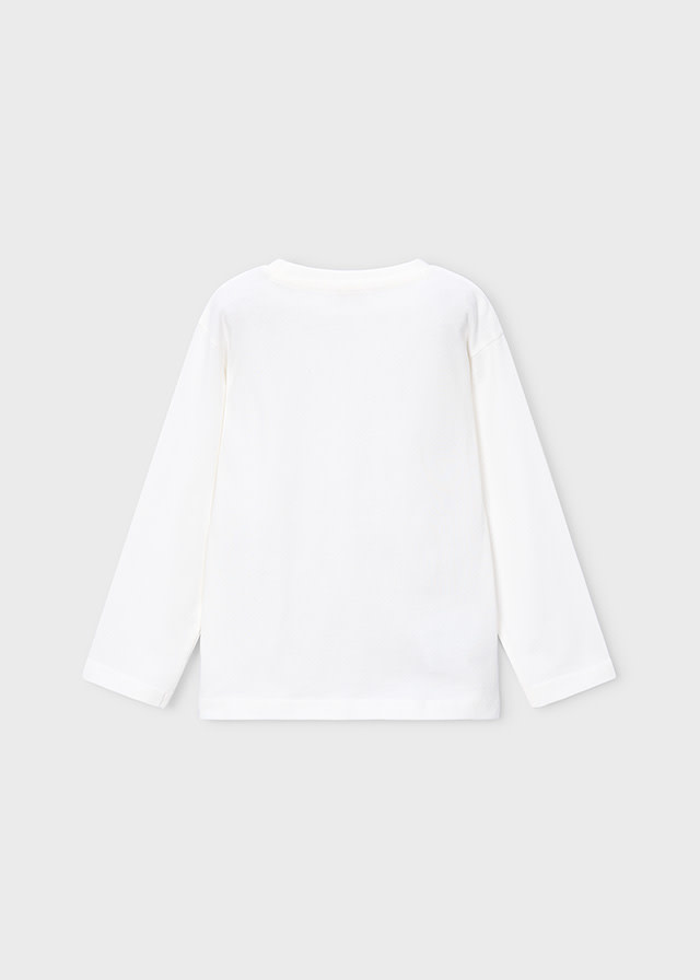 Mayoral Mayoral Snowbear Long Sleeve Tee