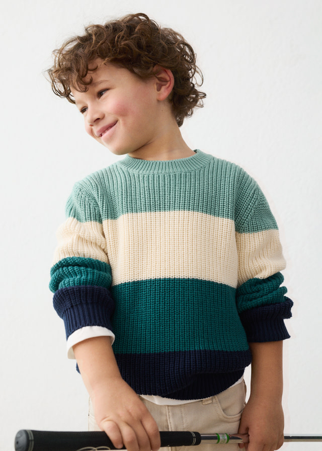 Mayoral Mayoral Colorblock Sweater