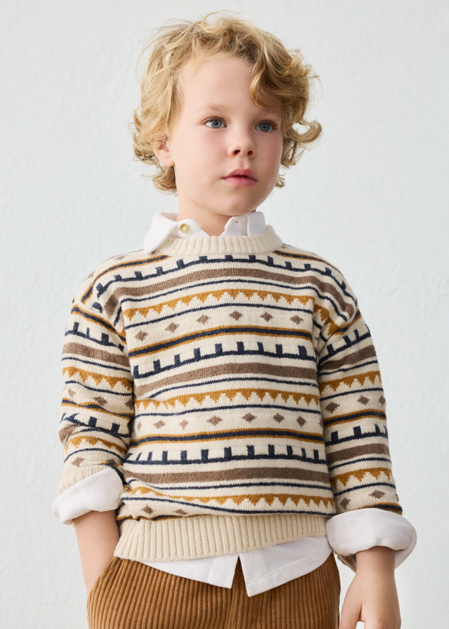 Mayoral Mayoral Jacquard Sweater