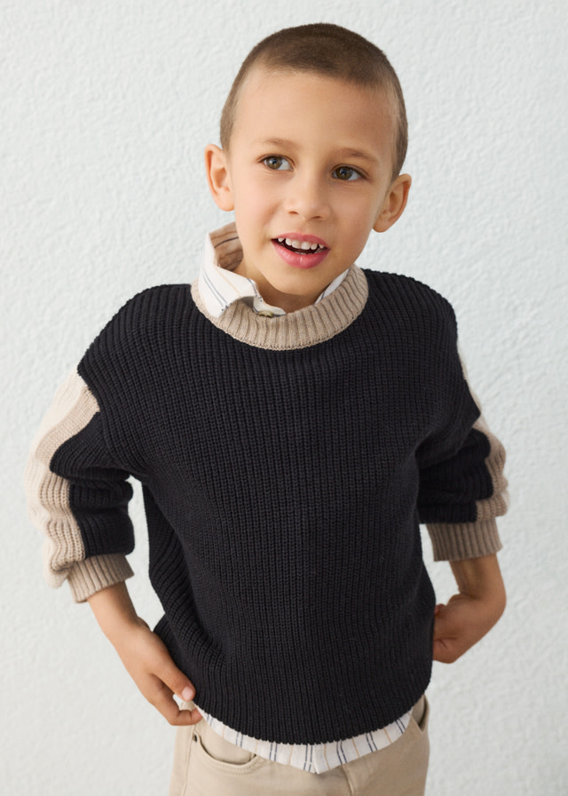 Mayoral Mayoral Contrast Sweater