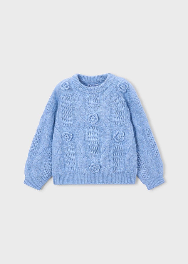 Mayoral Mayoral Flower Sweater
