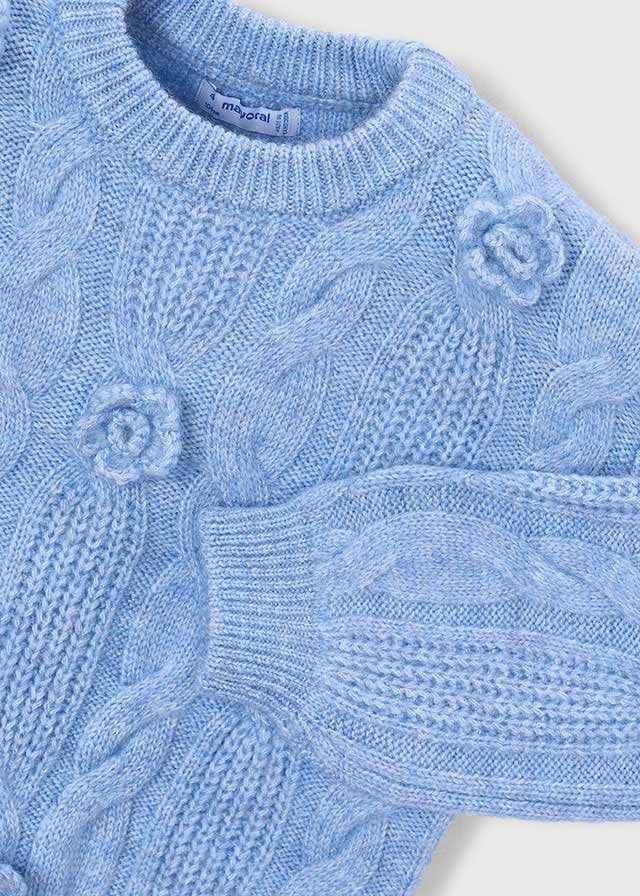 Mayoral Mayoral Flower Sweater