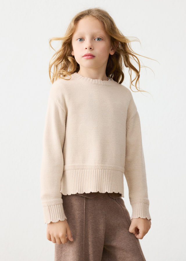Mayoral Mayoral Scallop Sweater
