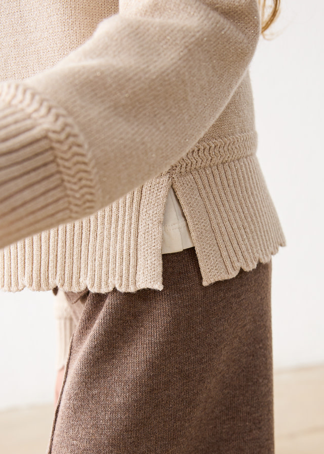 Mayoral Mayoral Scallop Sweater