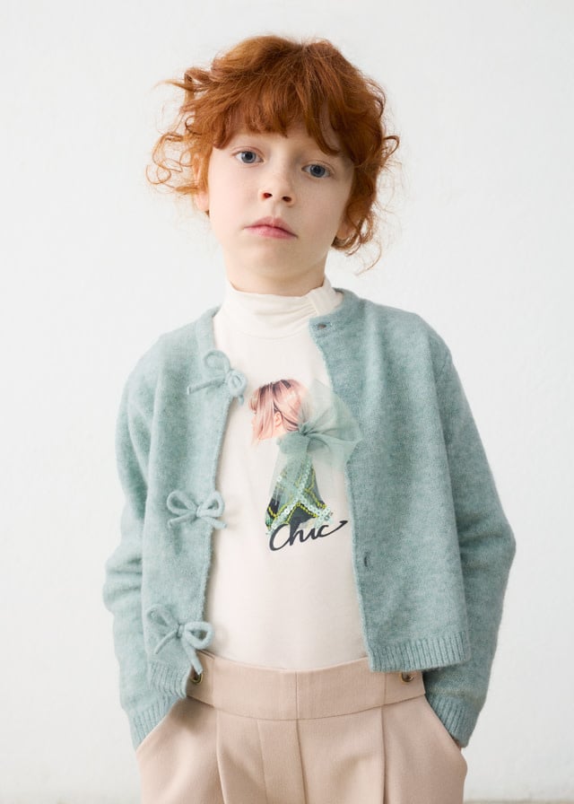 Mayoral Mayoral Bow Cardigan