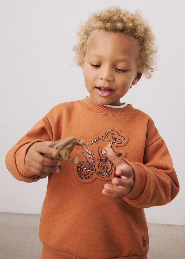 Mayoral Mayoral Motorcycle Dino Sweatshirt