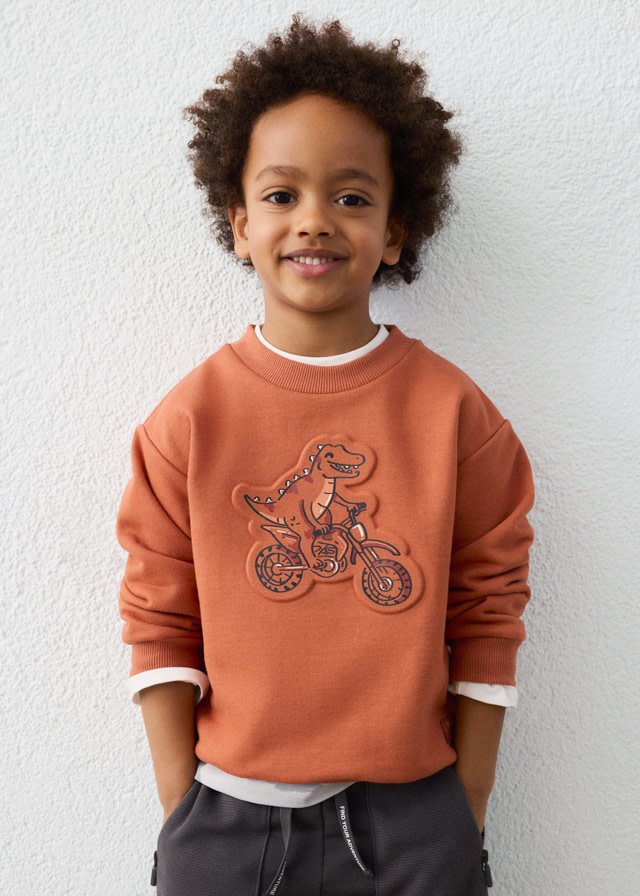 Mayoral Mayoral Motorcycle Dino Sweatshirt
