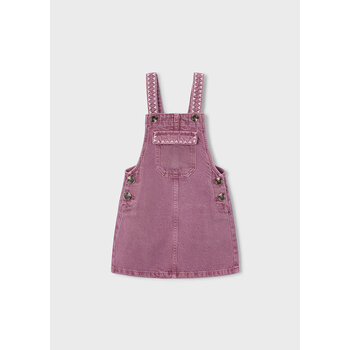 Mayoral Mayoral Embroidered Overall Dress