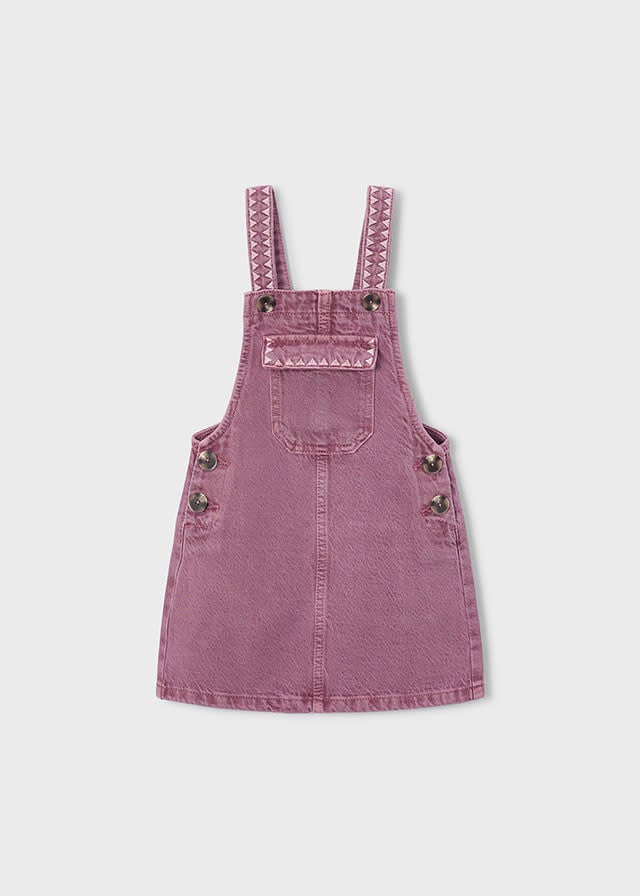 Mayoral Mayoral Embroidered Overall Dress