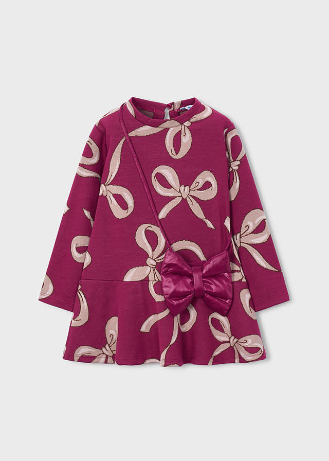 Mayoral Mayoral Bow Dress w/Bag
