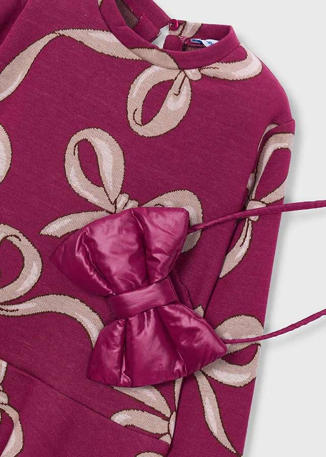 Mayoral Mayoral Bow Dress w/Bag
