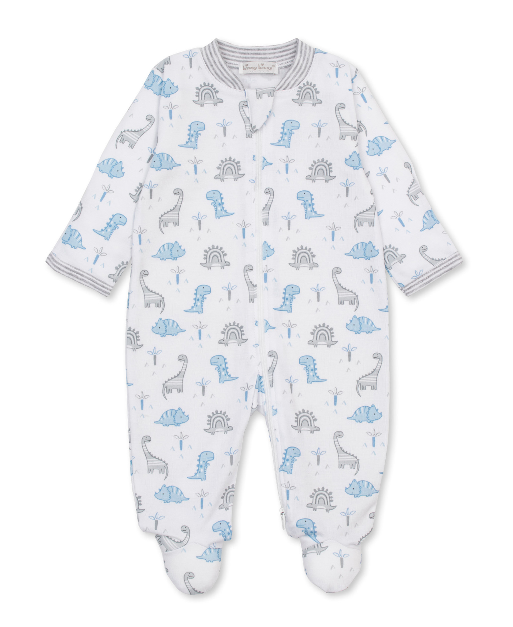 kissy kissy Kissy Kissy Dinosaur Territory Zip Footie