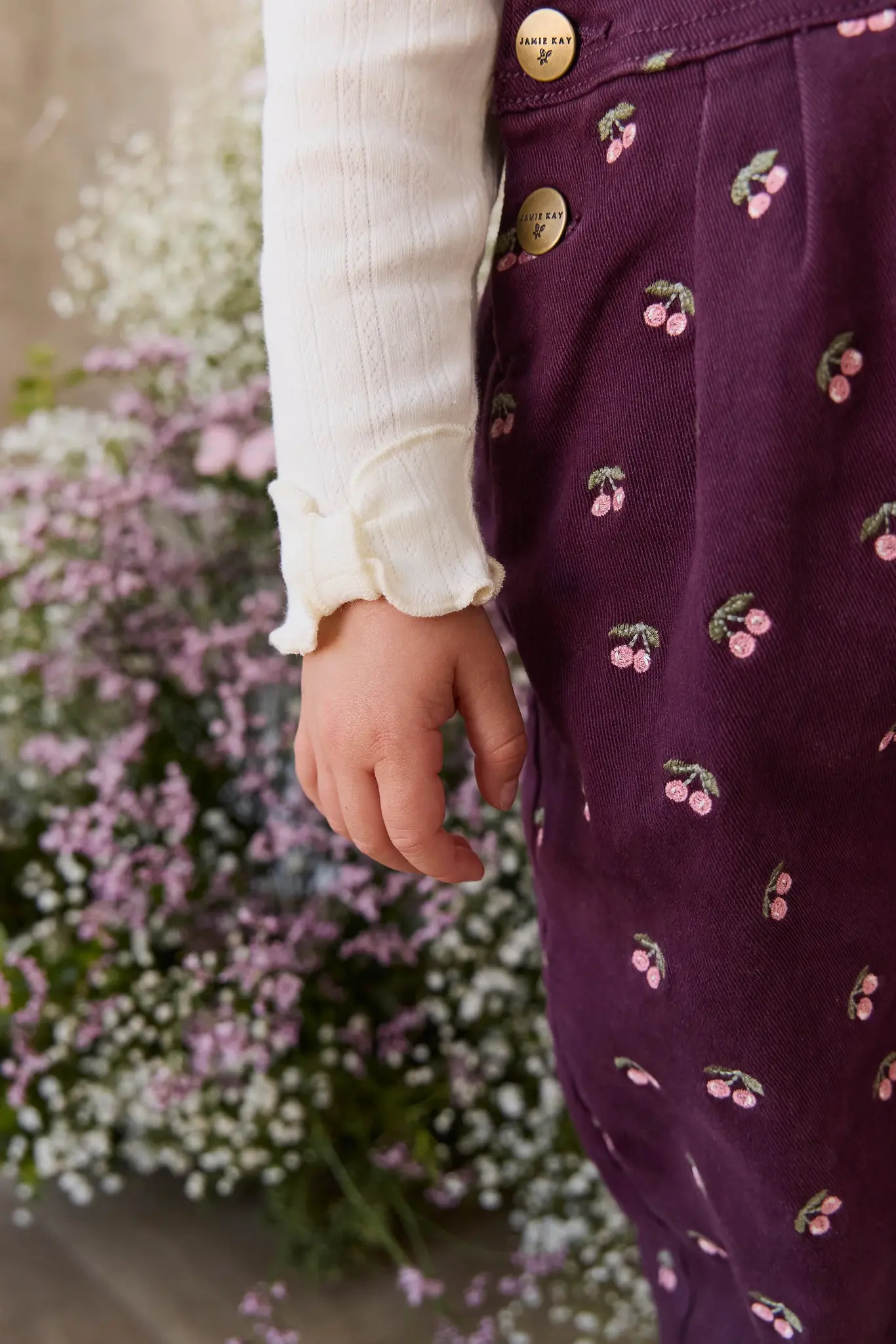 Jamie Kay Jamie Kay Organic Cotton Pointelle Eliane Top