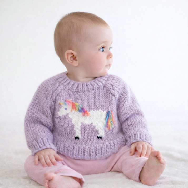 Huggalugs Huggalugs Unicorn Sweater