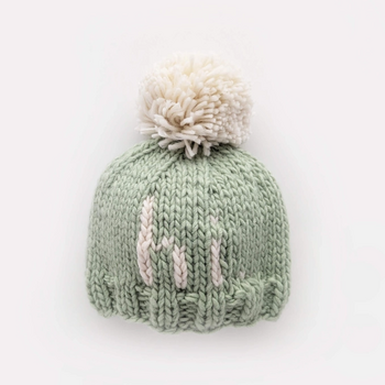Huggalugs Huggalugs Hi. Sage Hand Knit Beanie Hat