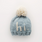 Huggalugs Huggalugs Hi. Surf Blue Hand Knit Beanie Hat