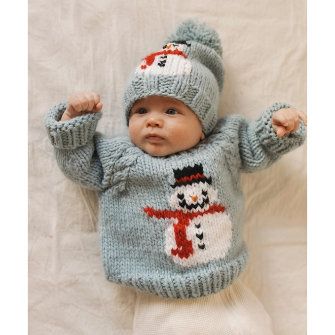 Huggalugs Huggalugs Frosty Snowman Sweater