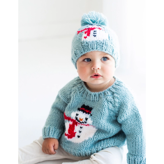 Huggalugs Huggalugs Frosty Snowman Sweater
