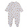 kissy kissy Kissy Kissy Puppy Paws Jacquard Zipper Footie