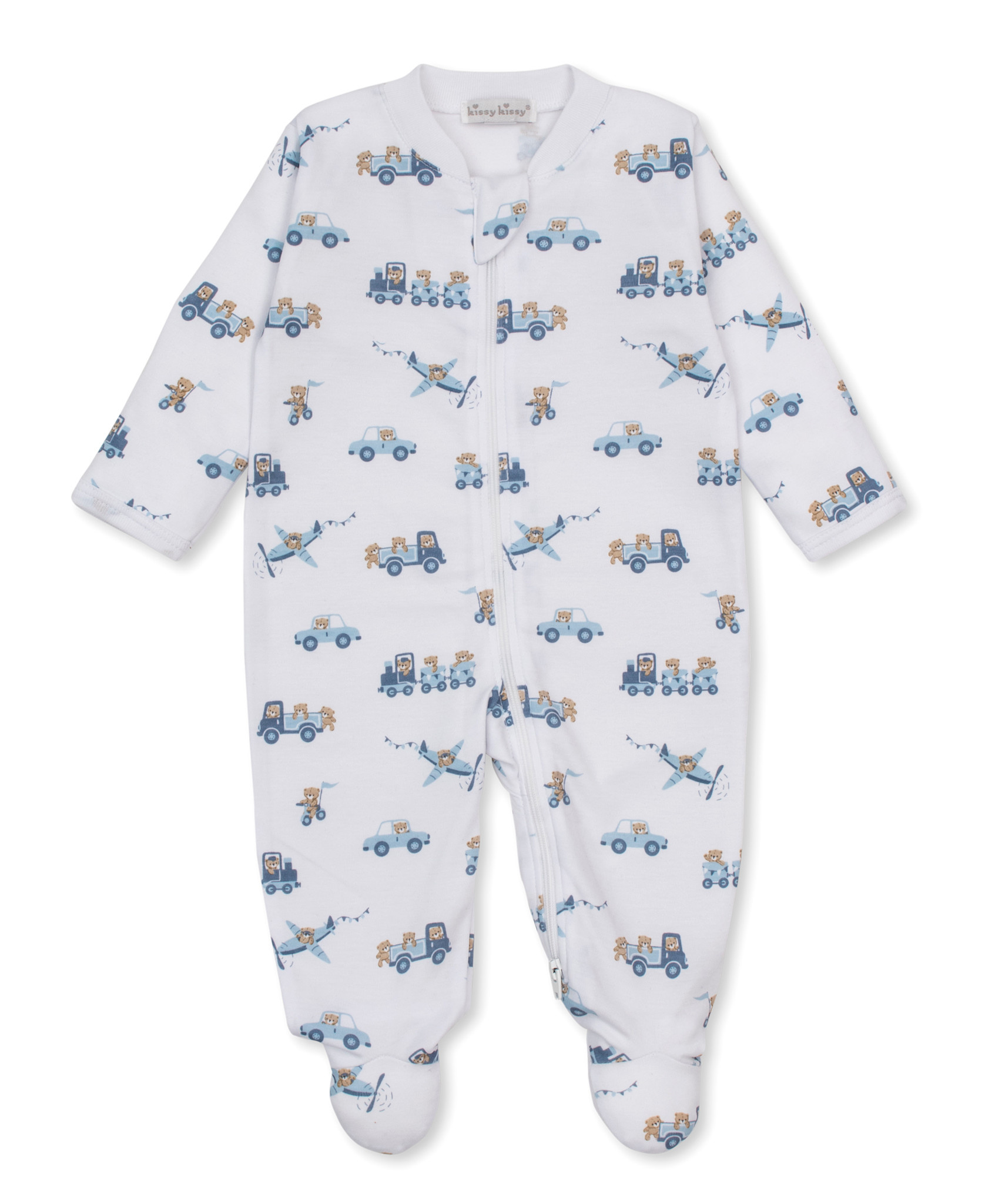 kissy kissy Kissy Kissy Bears On The Go Zip Footie
