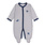 kissy kissy Kissy Kissy Awesome Aircraft Stripe Zip Footie